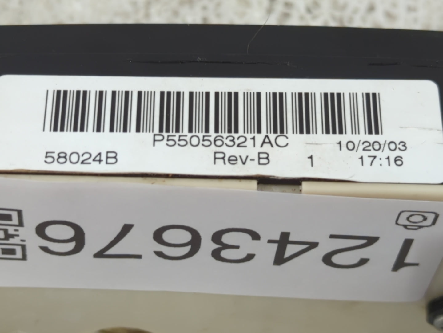 2003-2005 Dodge Ram 1500 Climate Control Module Temperature AC/Heater Replacement P/N:P55056321 AC Fits Fits 2003 2004 2005 