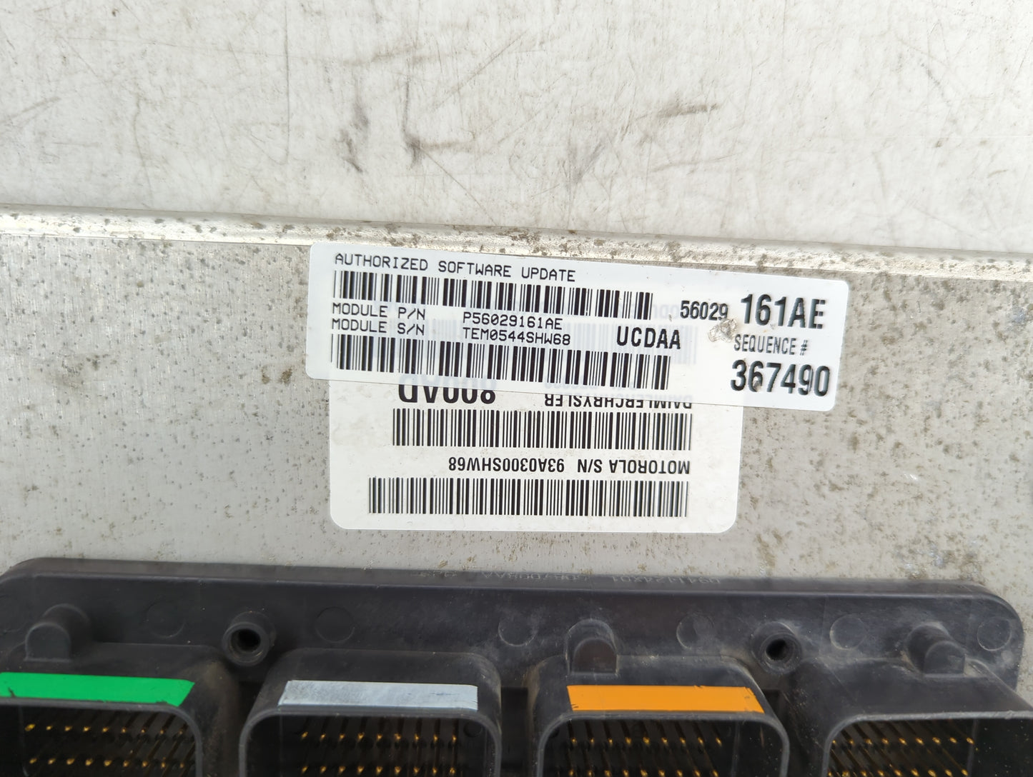 2004 Dodge Ram 1500 PCM Engine Control Computer ECU ECM PCU OEM P/N:56029161AE Fits OEM Used Auto Parts - Oemusedautoparts1.
