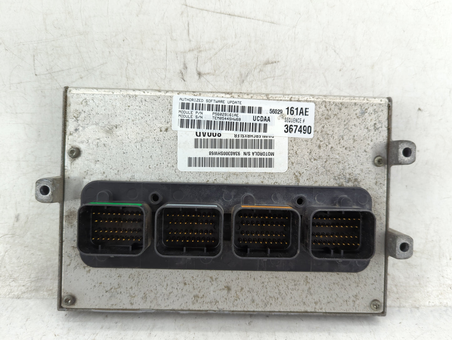 2004 Dodge Ram 1500 PCM Engine Control Computer ECU ECM PCU OEM P/N:56029161AE Fits OEM Used Auto Parts - Oemusedautoparts1.