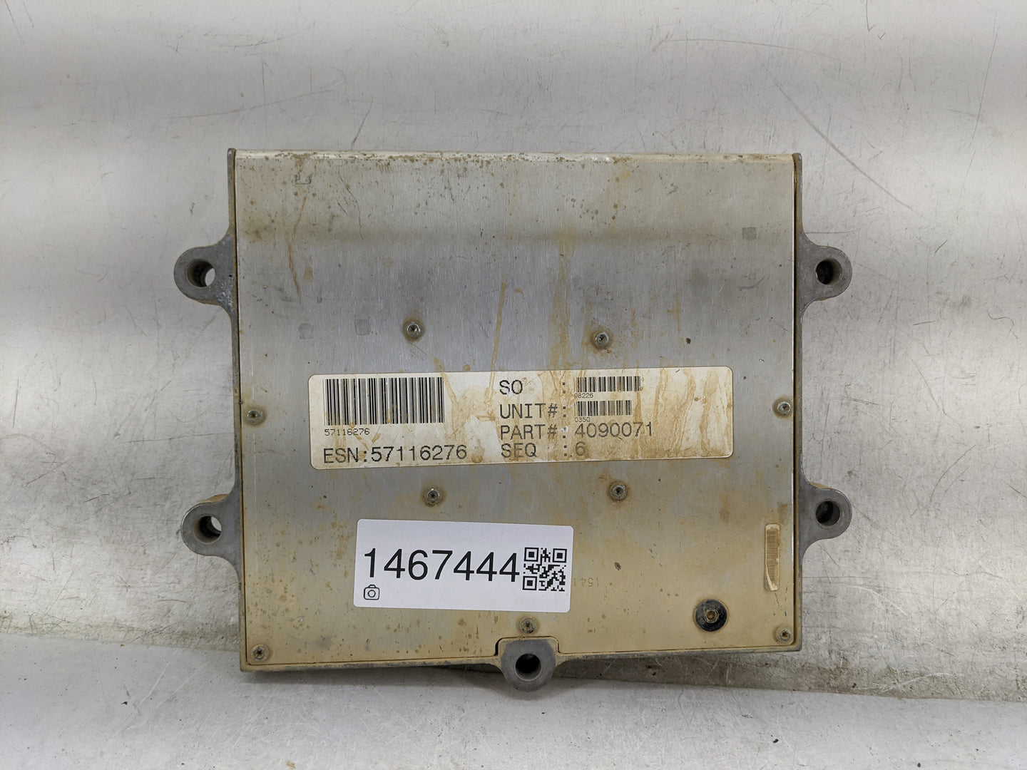 2004 Dodge Ram 1500 PCM Engine Control Computer ECU ECM PCU OEM P/N:57116276 4090071, CM848B, 30514 Fits OEM Used Auto Parts