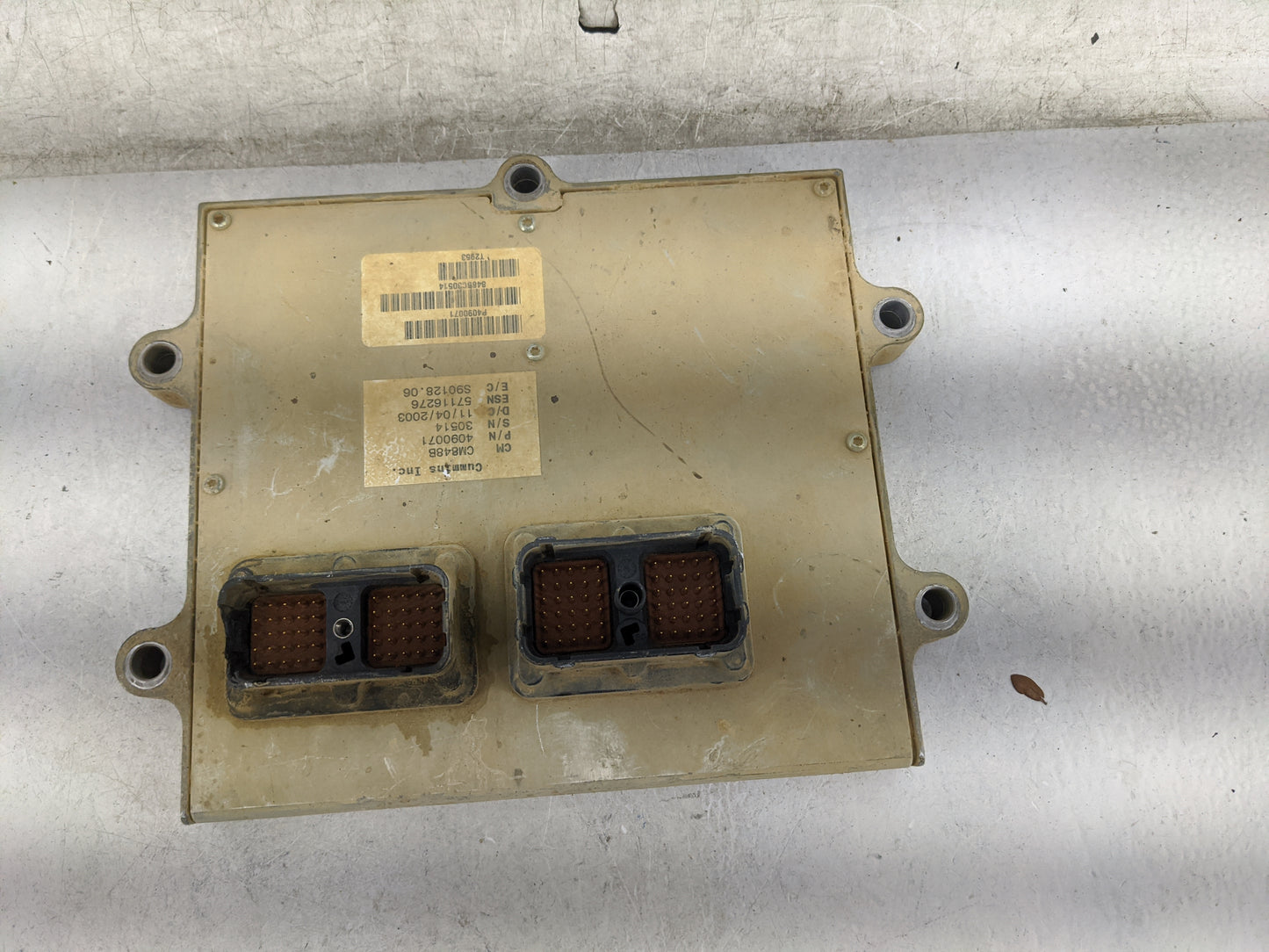 2004 Dodge Ram 1500 PCM Engine Control Computer ECU ECM PCU OEM P/N:57116276 4090071, CM848B, 30514 Fits OEM Used Auto Parts