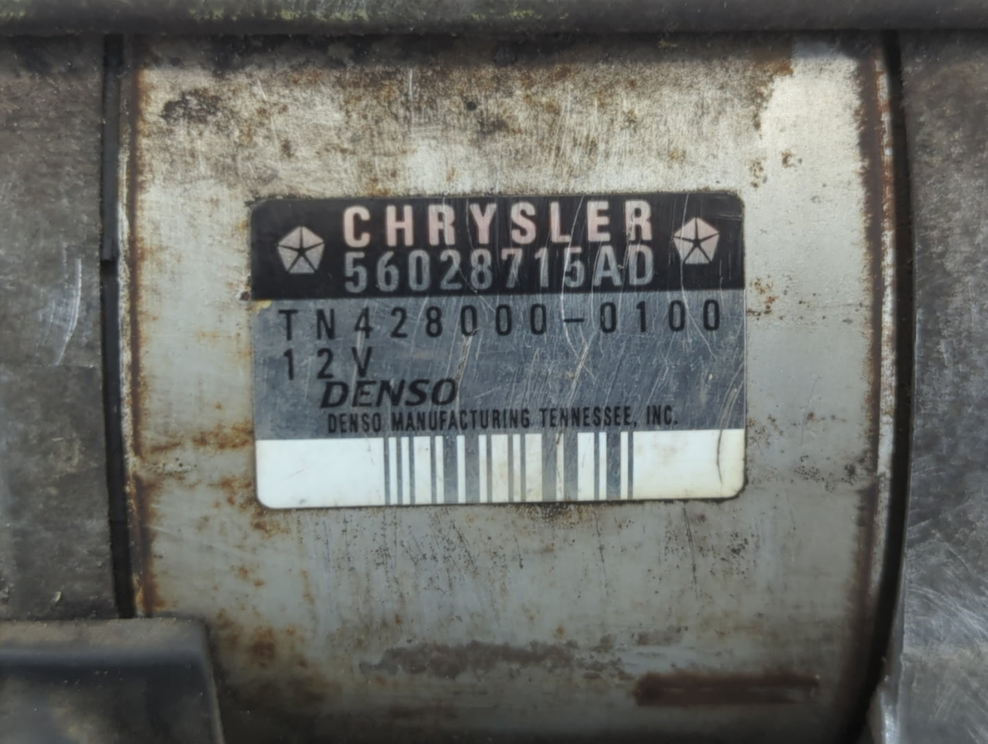2002-2004 Dodge Ram 1500 Car Starter Motor Solenoid OEM P/N:56028715AD 428000-0100 Fits Fits 2002 2003 2004 OEM Used Auto Pa
