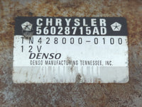 2002-2004 Dodge Ram 1500 Car Starter Motor Solenoid OEM P/N:56028715AD 428000-0100 Fits Fits 2002 2003 2004 OEM Used Auto Pa