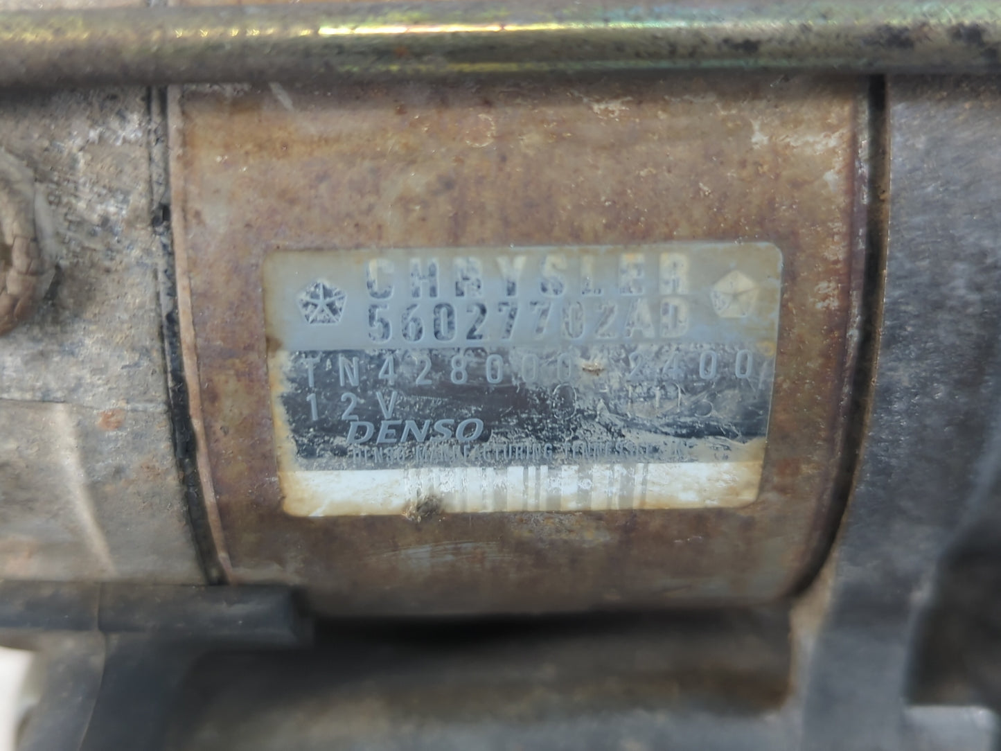2004-2008 Dodge Ram 1500 Car Starter Motor Solenoid OEM P/N:56027702AD Fits Fits 2004 2005 2006 2007 2008 2009 OEM Used Auto