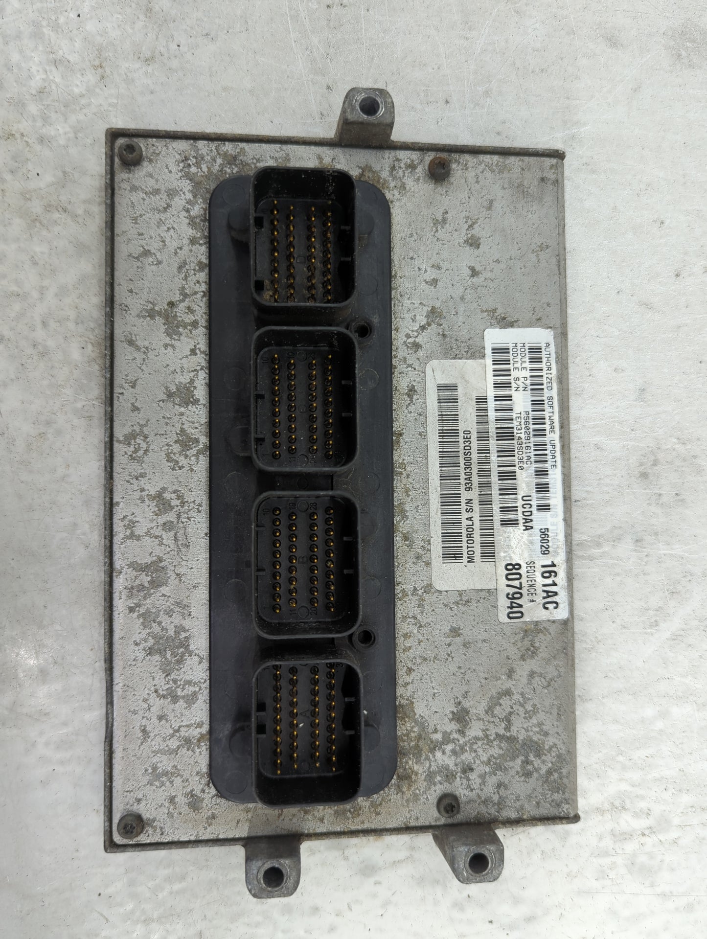 2004 Dodge Ram 1500 PCM Engine Control Computer ECU ECM PCU OEM P/N:P56029161AC 56029161AC Fits OEM Used Auto Parts - Oemuse