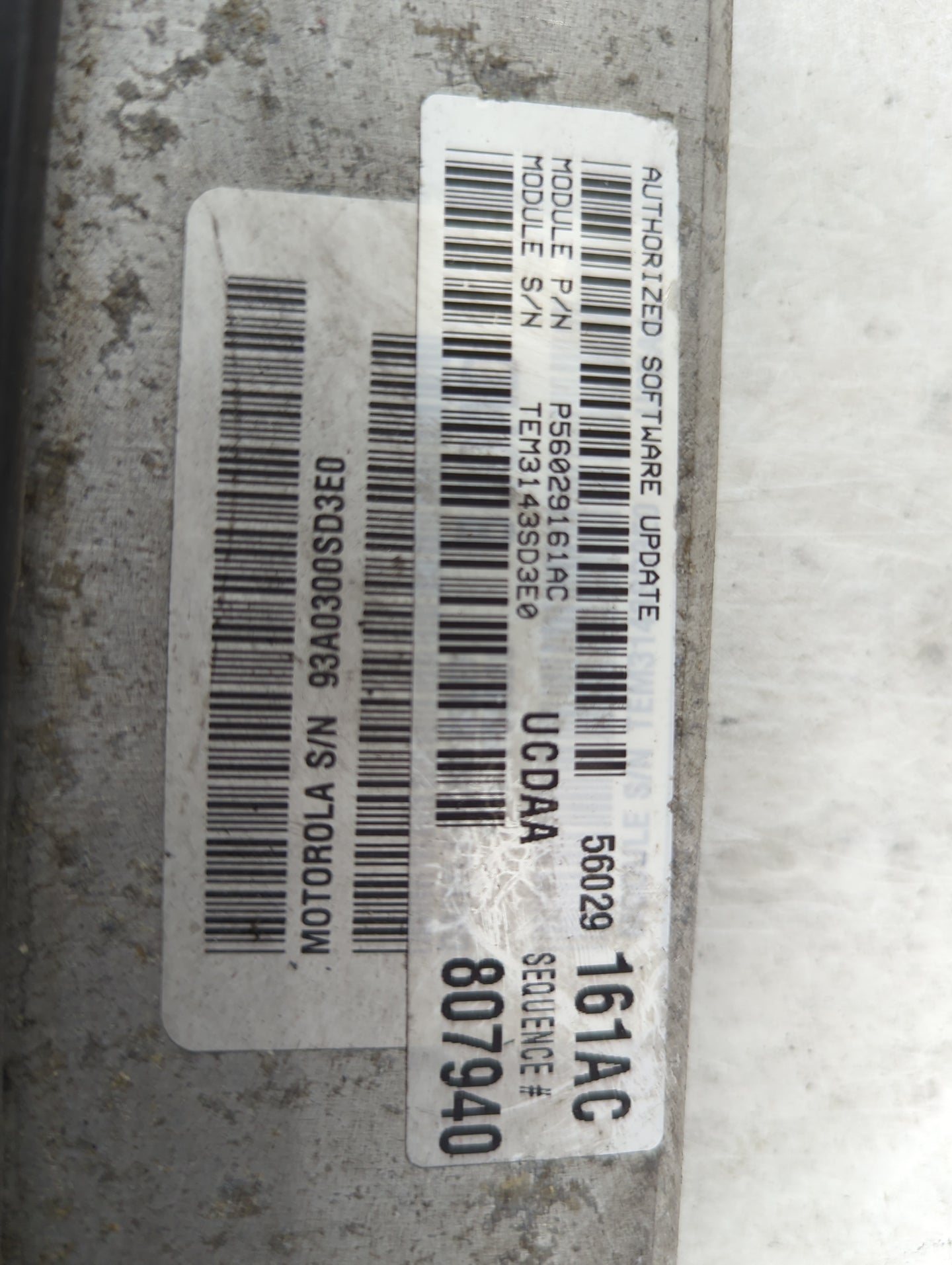 2004 Dodge Ram 1500 PCM Engine Control Computer ECU ECM PCU OEM P/N:P56029161AC 56029161AC Fits OEM Used Auto Parts - Oemuse