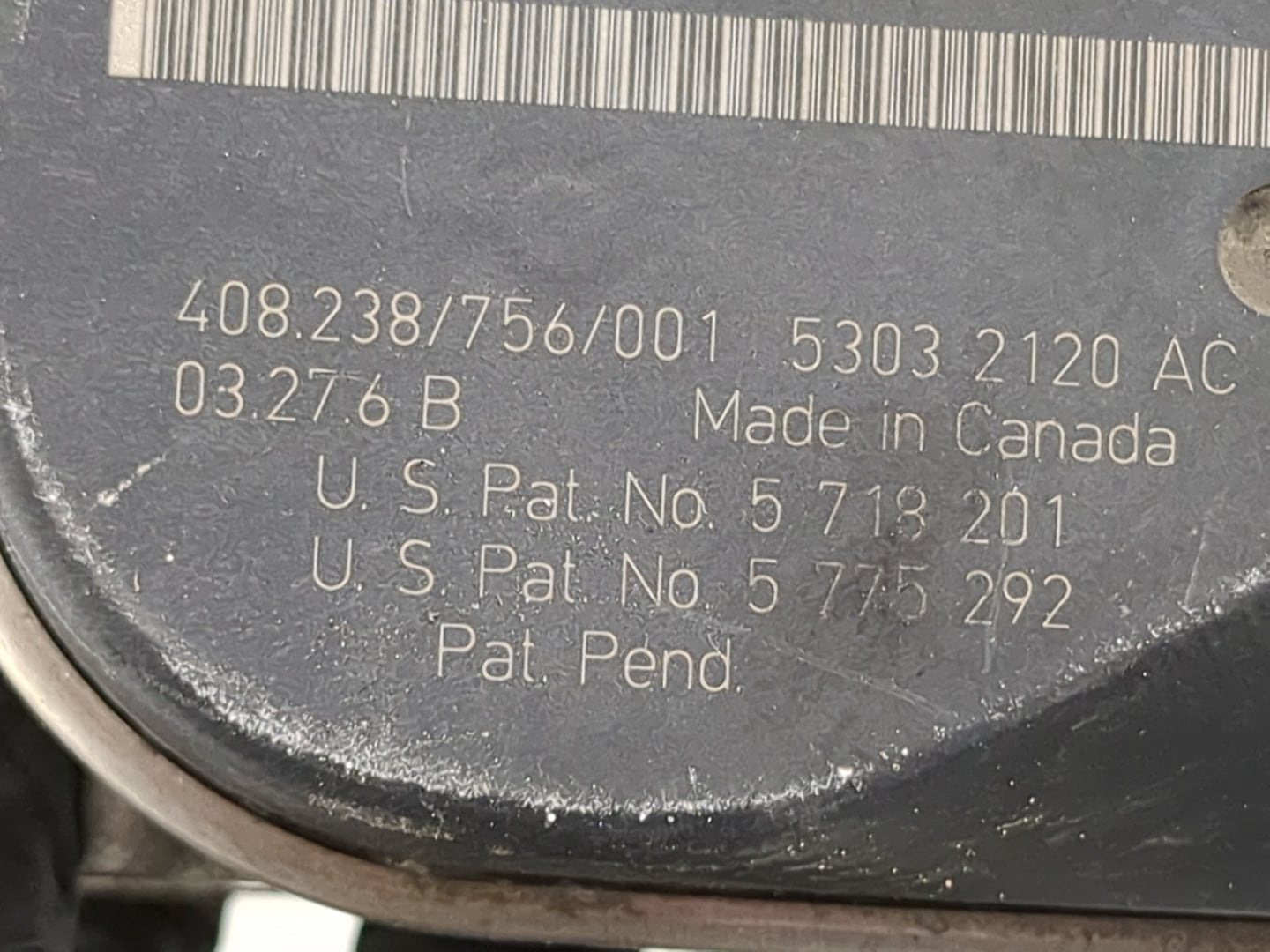 2004 Dodge Ram 1500 Throttle Body P/N:53032120AC 408.238/756/001 Fits OEM Used Auto Parts - Oemusedautoparts1.com