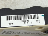 2003-2005 Dodge Ram 1500 Climate Control Module Temperature AC/Heater Replacement P/N:P55056321AD Fits Fits 2003 2004 2005 O