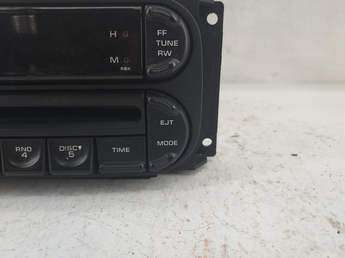 2004 Dodge Ram 1500 Radio AM FM Cd Player Receiver Replacement P/N:P05091556AH Fits Fits 2002 2003 2005 2006 OEM Used Auto P
