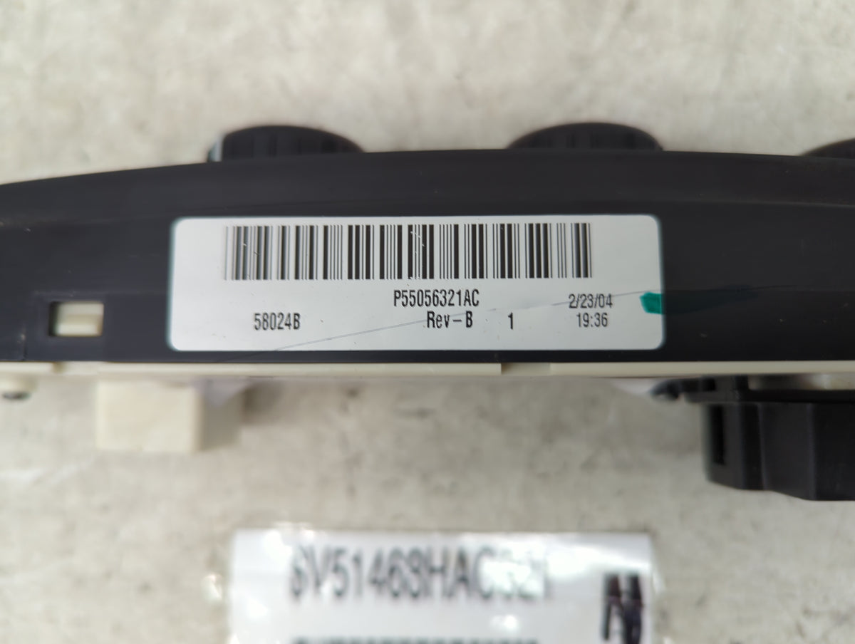 2003-2005 Dodge Ram 1500 Climate Control Module Temperature AC/Heater Replacement P/N:P55056321AC Fits Fits 2003 2004 2005 O