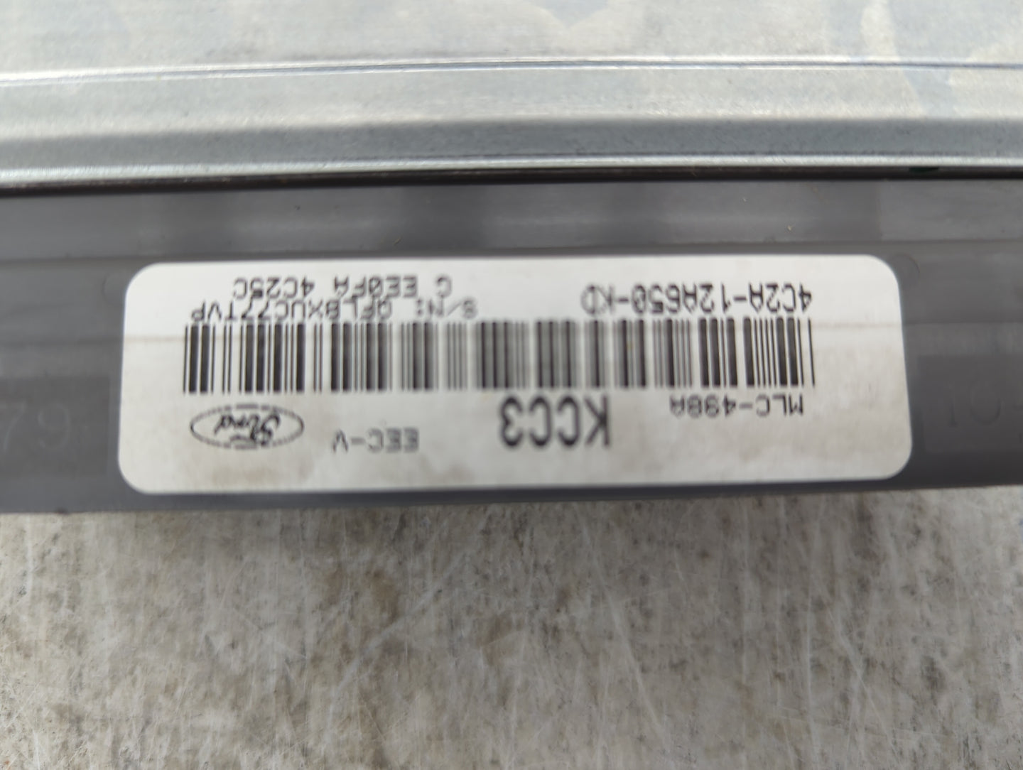 2004 Ford E250 PCM Engine Control Computer ECU ECM PCU OEM P/N:4C2A-12A650-KD MLC-498A Fits OEM Used Auto Parts - Oemusedaut