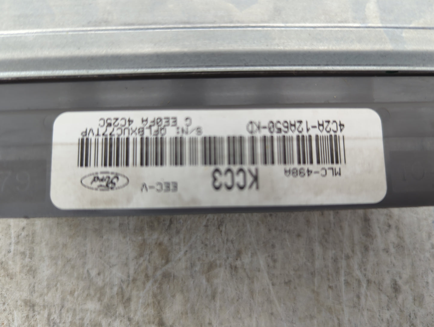 2004 Ford E250 PCM Engine Control Computer ECU ECM PCU OEM P/N:4C2A-12A650-KD MLC-498A Fits OEM Used Auto Parts - Oemusedaut