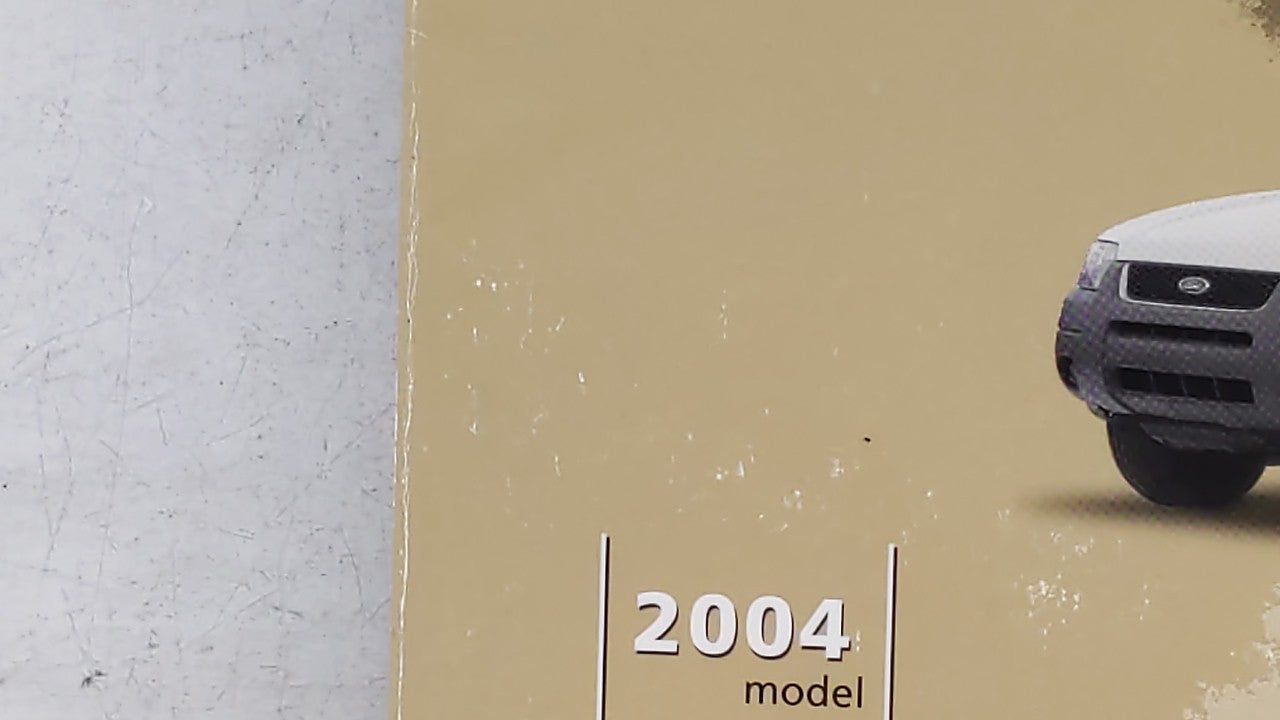2004 Ford Escape Owners Manual Book Guide OEM Used Auto Parts - Oemusedautoparts1.com