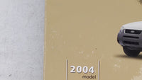 2004 Ford Escape Owners Manual Book Guide OEM Used Auto Parts - Oemusedautoparts1.com