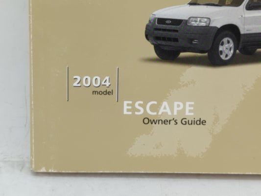 2004 Ford Escape Owners Manual Book Guide OEM Used Auto Parts