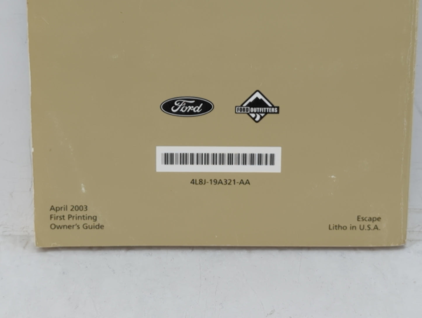 2004 Ford Escape Owners Manual Book Guide OEM Used Auto Parts - Oemusedautoparts1.com