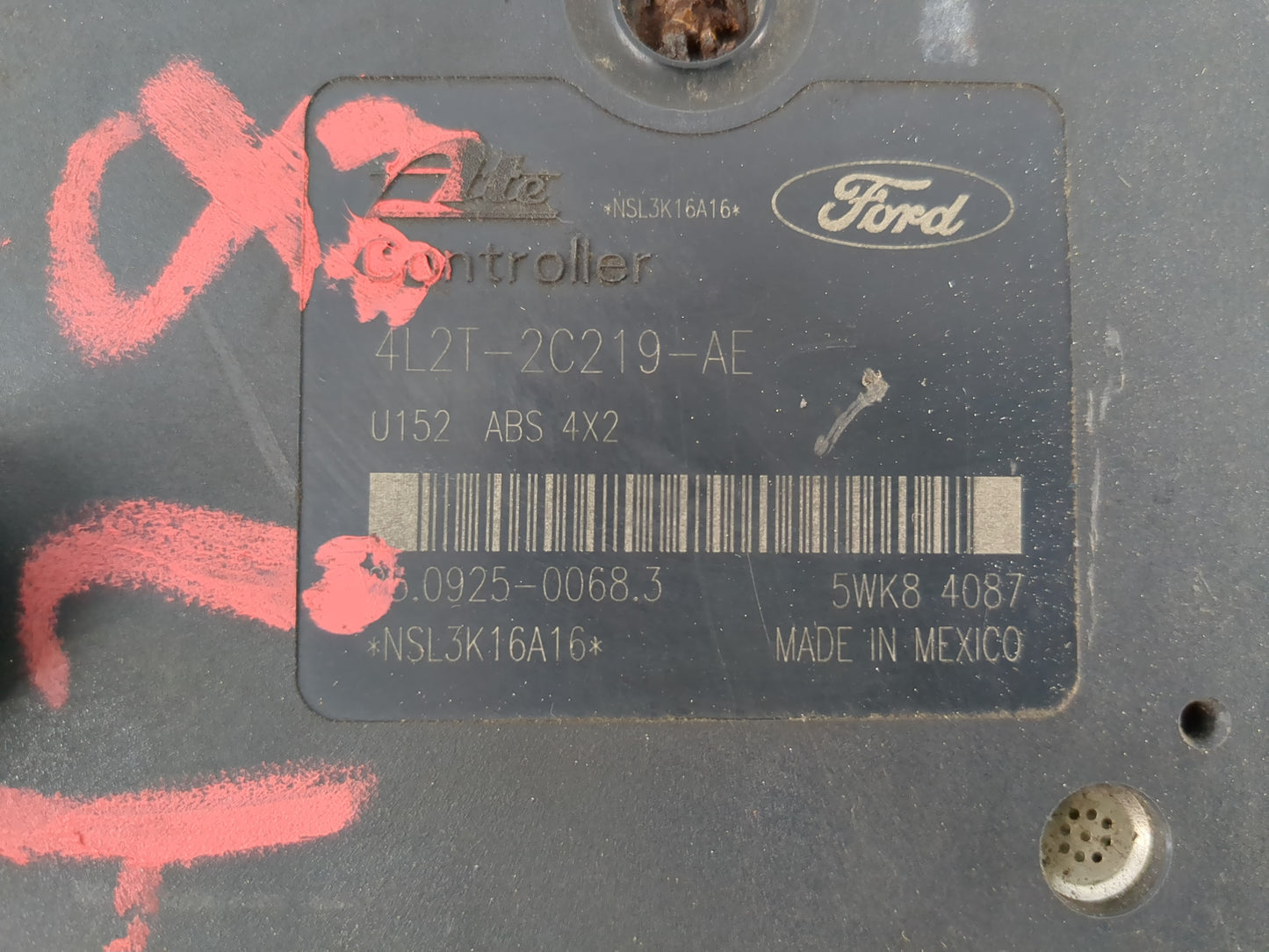 2004 Ford Explorer ABS Pump Control Module Replacement P/N:4L2T-2C219-AE Fits OEM Used Auto Parts - Oemusedautoparts1.com