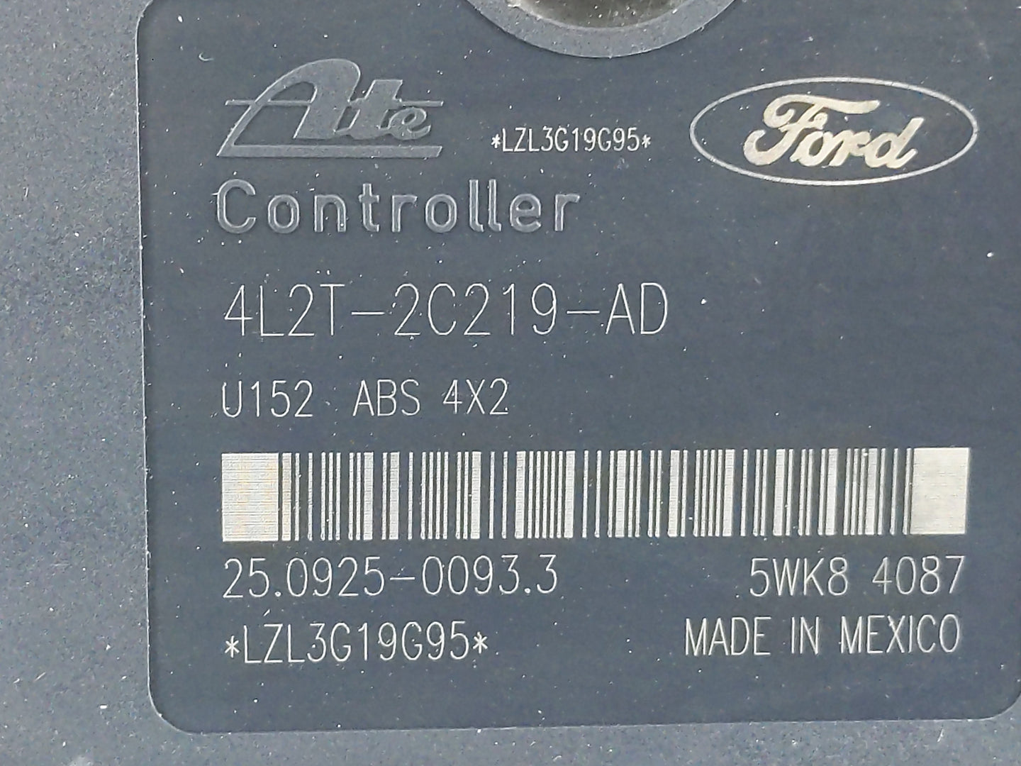2004 Ford Explorer ABS Pump Control Module Replacement P/N:4L2T-2C219-AD Fits OEM Used Auto Parts - Oemusedautoparts1.com