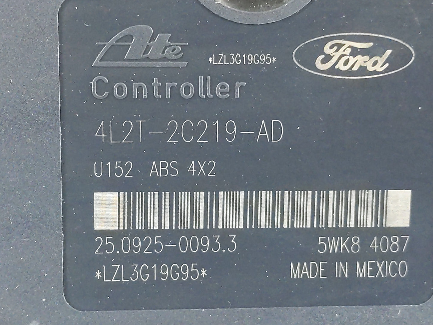 2004 Ford Explorer ABS Pump Control Module Replacement P/N:4L2T-2C219-AD Fits OEM Used Auto Parts - Oemusedautoparts1.com