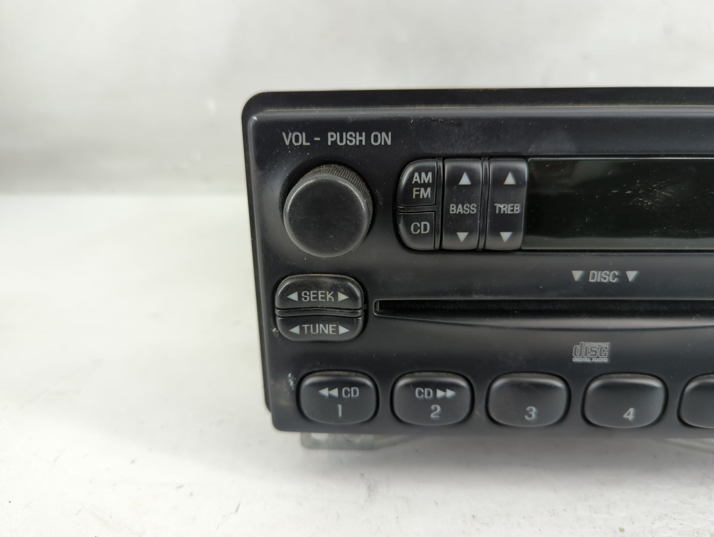 2004 Ford Explorer Radio AM FM Cd Player Receiver Replacement P/N:YL2F-188888-BA Fits OEM Used Auto Parts - Oemusedautoparts