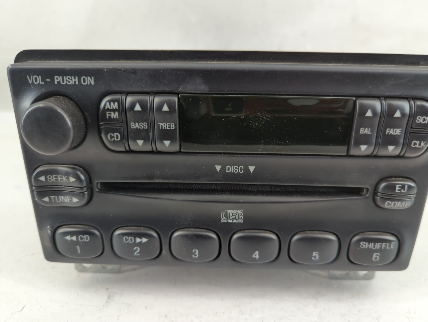 2004 Ford Explorer Radio AM FM Cd Player Receiver Replacement P/N:YL2F-188888-BA Fits OEM Used Auto Parts - Oemusedautoparts