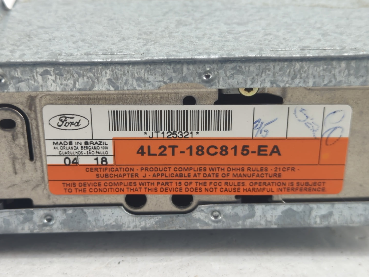 2004-2005 Ford Explorer Radio AM FM Cd Player Receiver Replacement P/N:4L2T-18C815-EA Fits Fits 2001 2002 2003 2004 2005 OEM
