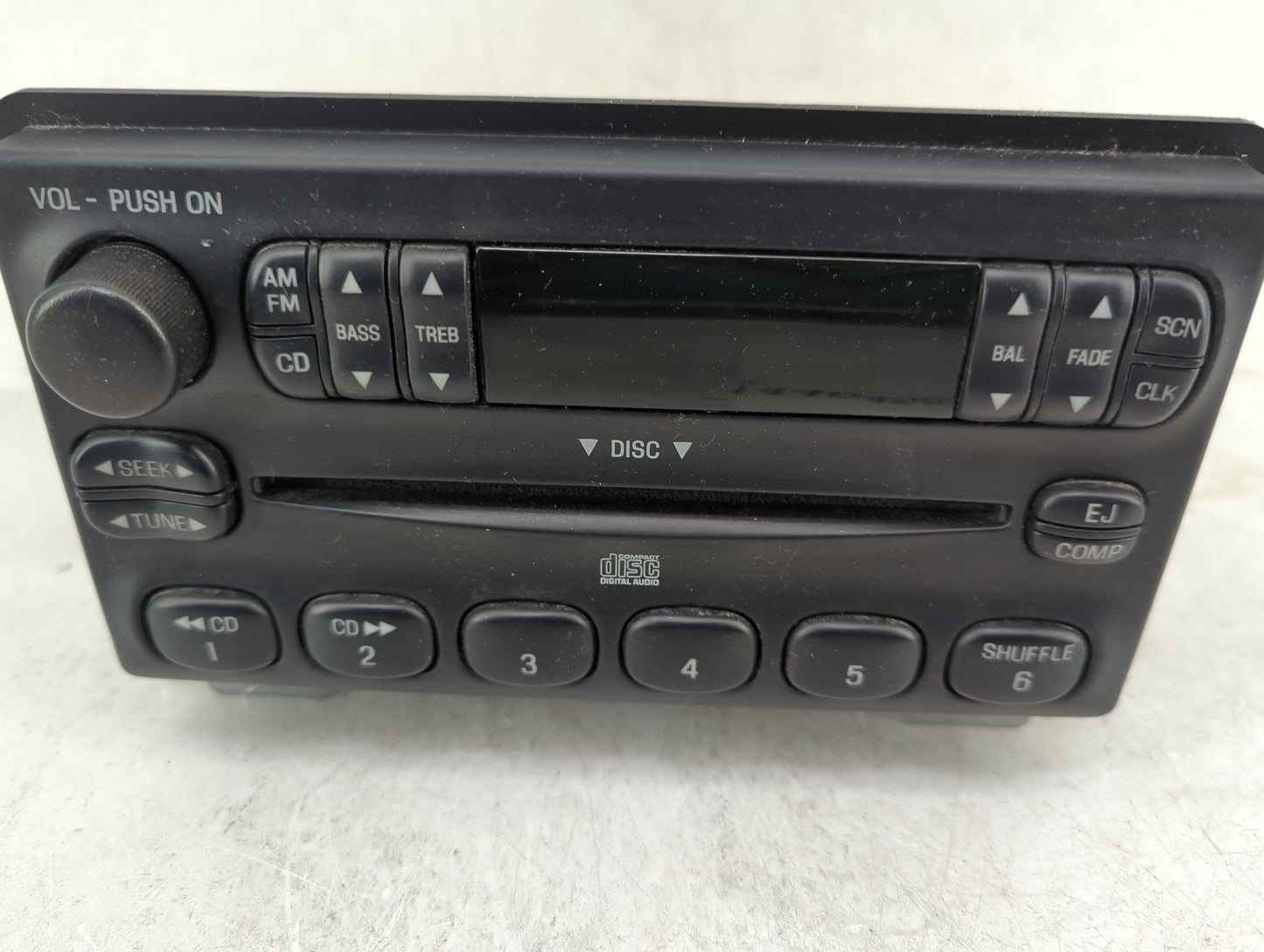 2004-2005 Ford Explorer Radio AM FM Cd Player Receiver Replacement P/N:4L2T-18C815-EA JT114069 Fits Fits 2001 2002 2003 2004