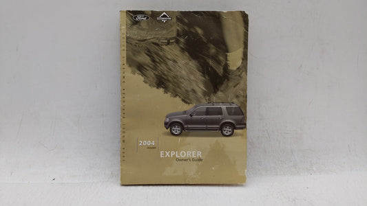 2004 Ford Explorer Owners Manual Book Guide OEM Used Auto Parts - Oemusedautoparts1.com