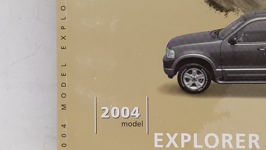 2004 Ford Explorer Owners Manual Book Guide OEM Used Auto Parts