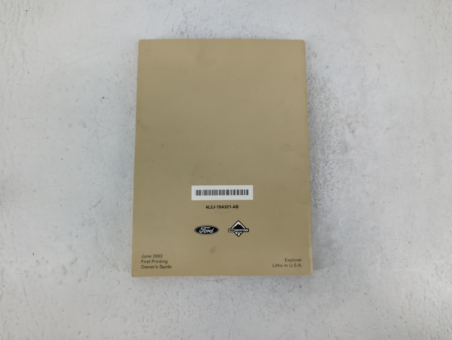 2004 Ford Explorer Owners Manual Book Guide P/N:4L2J-19A321-AB OEM Used Auto Parts - Oemusedautoparts1.com