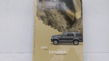 2004 Ford Explorer Owners Manual Book Guide OEM Used Auto Parts - Oemusedautoparts1.com