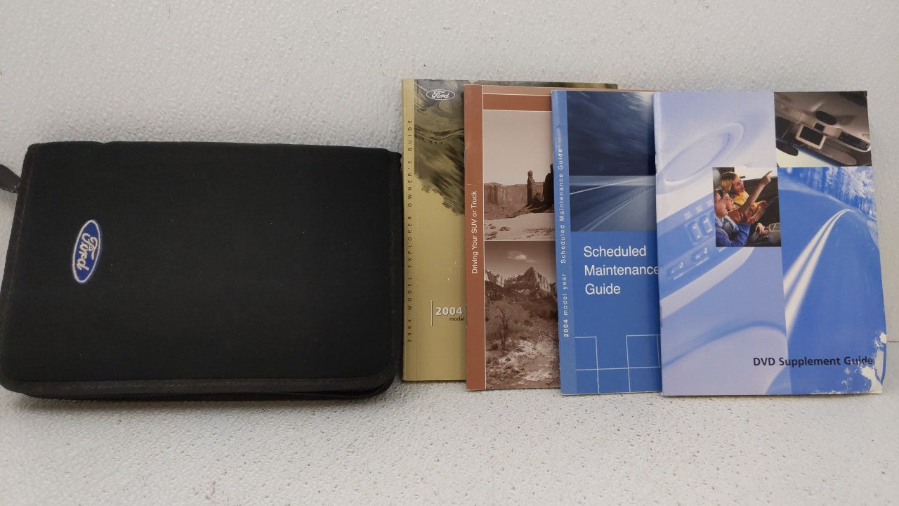 2004 Ford Explorer Owners Manual Book Guide OEM Used Auto Parts - Oemusedautoparts1.com
