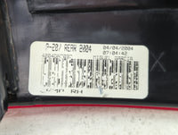 2001-2005 Ford Explorer Sport Trac Tail Light Assembly Passenger Right OEM P/N:1L54-13B504-A FR304-U000R Fits OEM Used Auto 