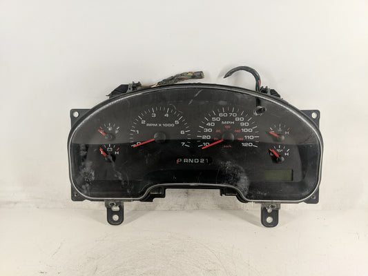 2004-2005 Ford F-150 Instrument Cluster Speedometer Gauges P/N:4L34 10849 Fits Fits 2004 2005 OEM Used Auto Parts - Oemuseda