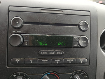 2004 Ford F-150 Radio AM FM Cd Player Receiver Replacement Fits OEM Used Auto Parts - Oemusedautoparts1.com