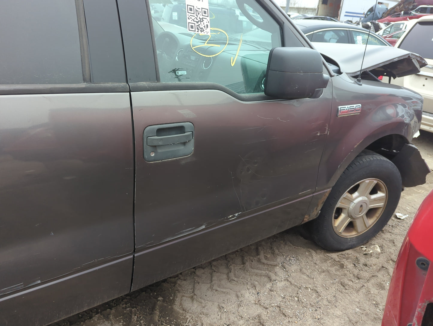 2004-2008 Ford F-150 Passenger Front Door Oem 1385836 - Oemusedautoparts1.com