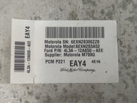 2004 Ford F-150 PCM Engine Control Computer ECU ECM PCU OEM P/N:4L3A-12A650-AEE Fits OEM Used Auto Parts - Oemusedautoparts1