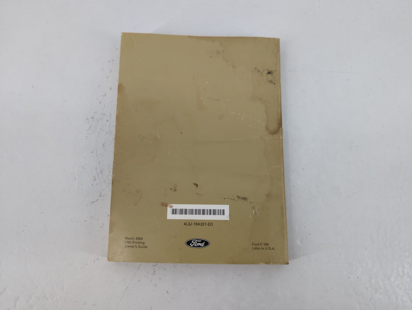 2004 Ford F-150 Owners Manual Book Guide P/N:4L3J-19A321-ED OEM Used Auto Parts - Oemusedautoparts1.com