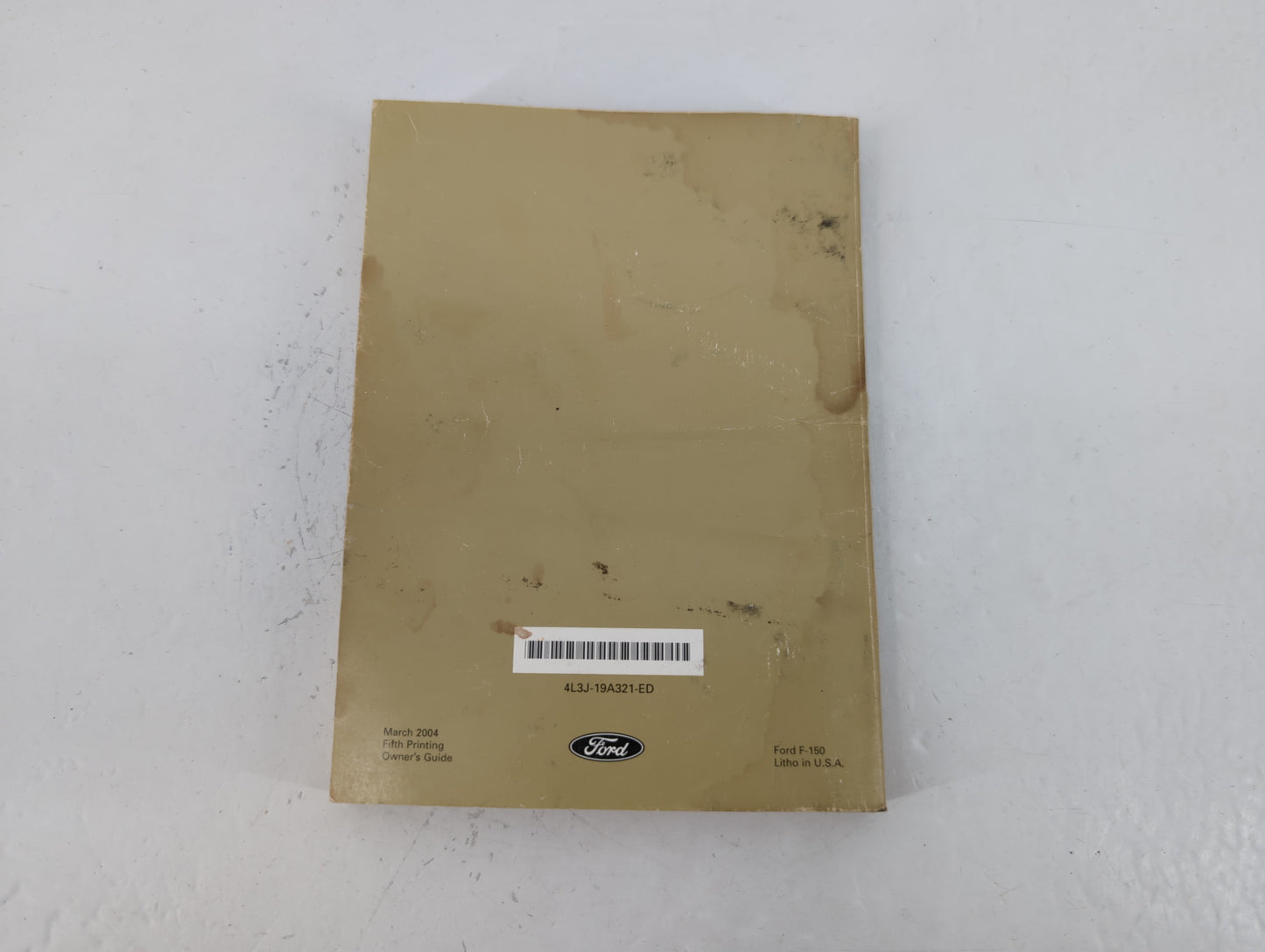 2004 Ford F-150 Owners Manual Book Guide P/N:4L3J-19A321-ED OEM Used Auto Parts - Oemusedautoparts1.com