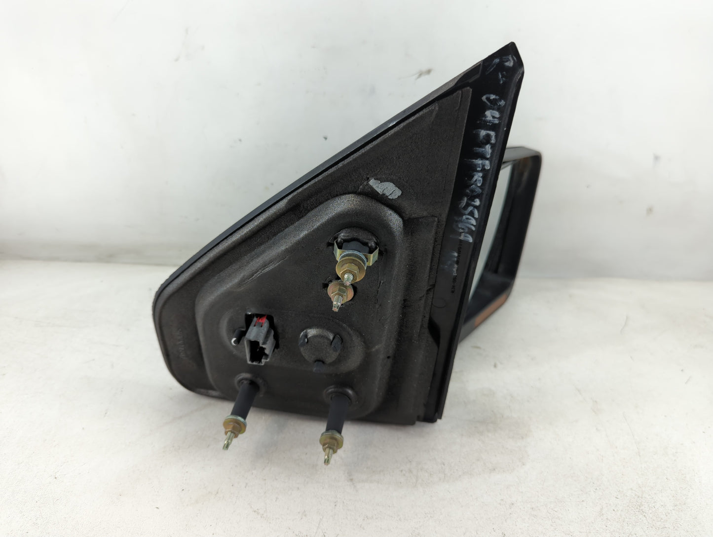 2004 Ford F-150 Passenger Right Side View Manual Door Mirror Black - Oemusedautoparts1.com