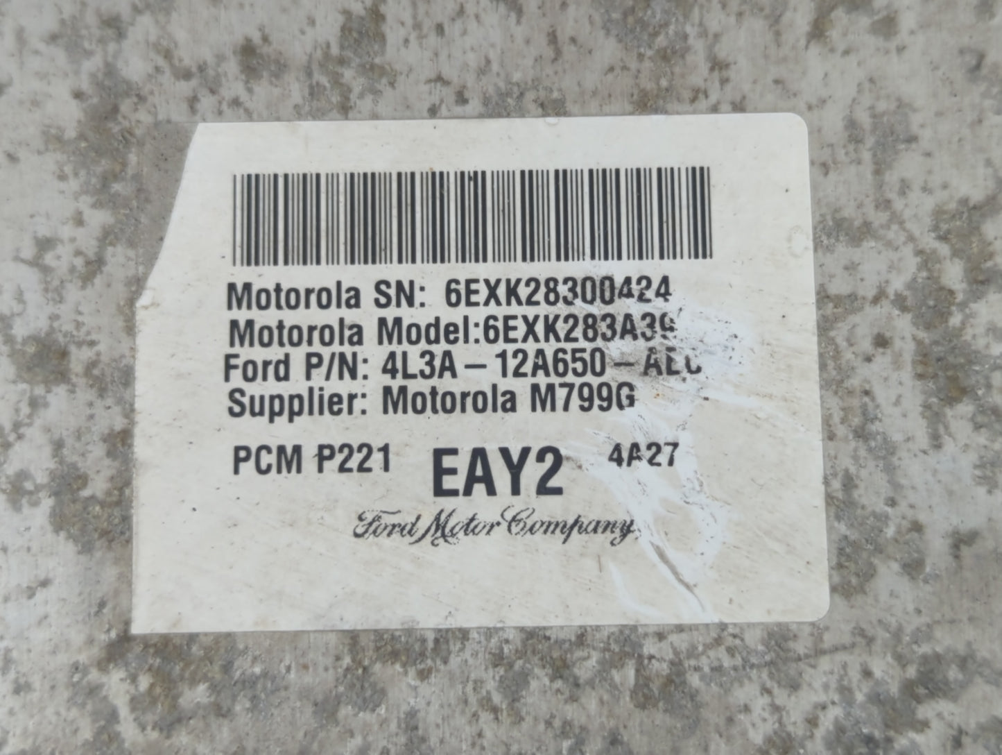 2004 Ford F-150 PCM Engine Control Computer ECU ECM PCU OEM Fits OEM Used Auto Parts - Oemusedautoparts1.com