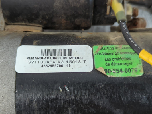 1999-2013 Ford F-250 Super Duty Car Starter Motor Solenoid OEM P/N:800-854-0076 Fits OEM Used Auto Parts