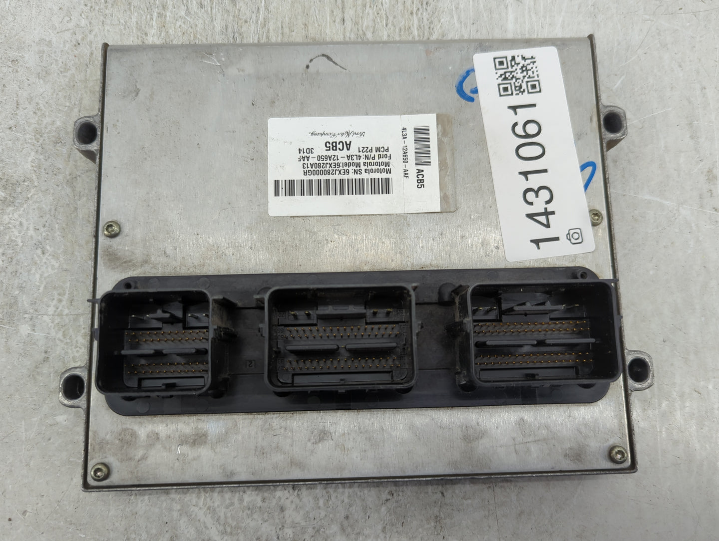 2004 Ford F150 PCM Engine Control Computer ECU ECM PCU OEM P/N:4L3A-12A650-AAF 6EXJ280A13, 6EXJ280000GR Fits OEM Used Auto P