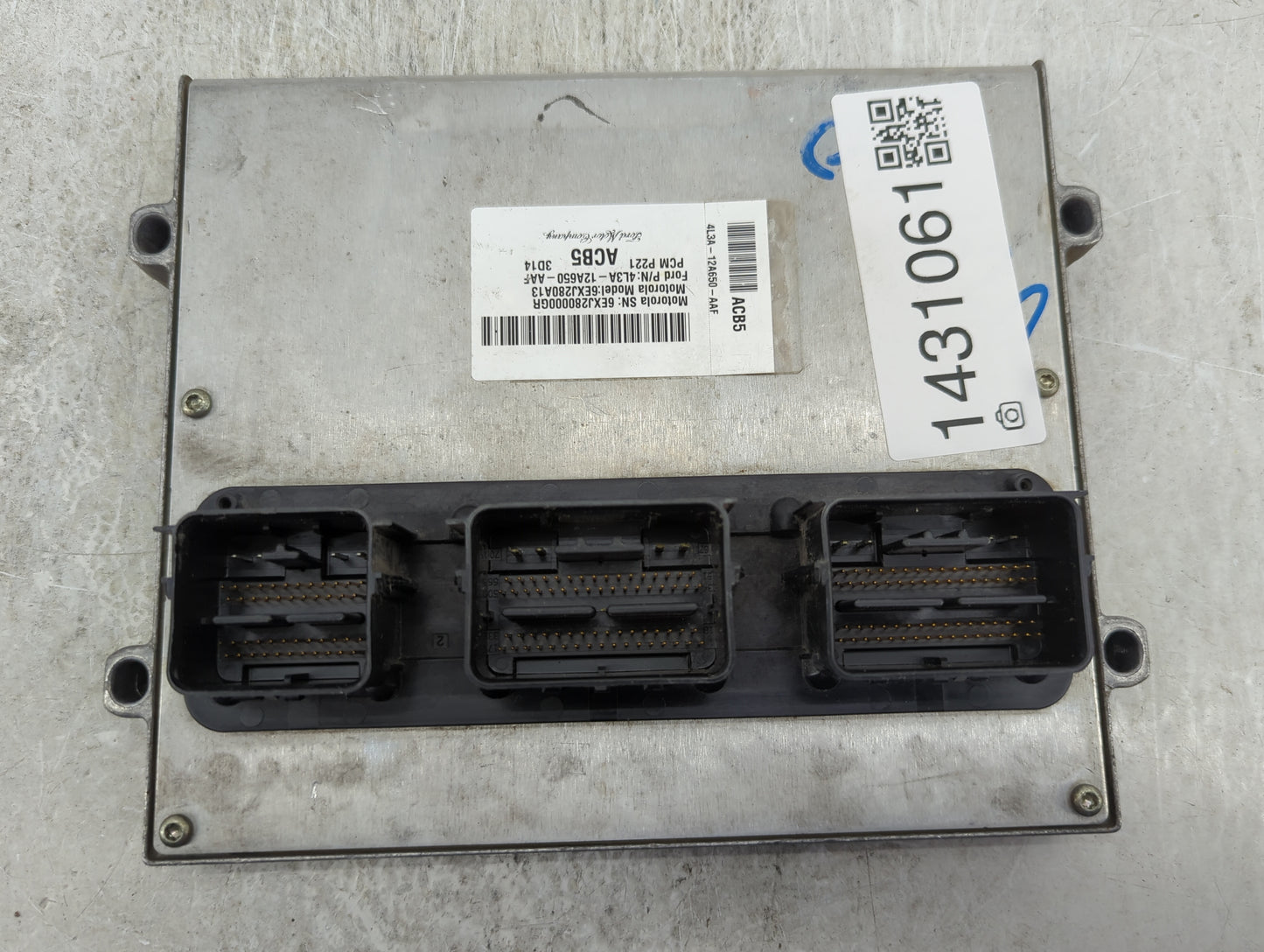 2004 Ford F150 PCM Engine Control Computer ECU ECM PCU OEM P/N:4L3A-12A650-AAF 6EXJ280A13, 6EXJ280000GR Fits OEM Used Auto P