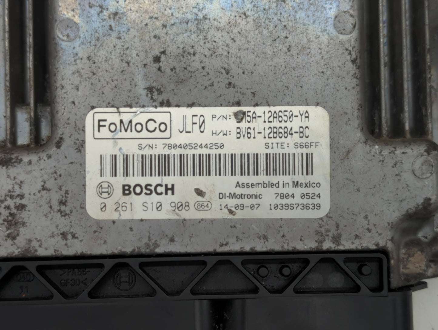 2004 Ford Focus PCM Engine Control Computer ECU ECM PCU OEM P/N:0 261 S10 908 BV61-12B684-BC Fits OEM Used Auto Parts - Oemu