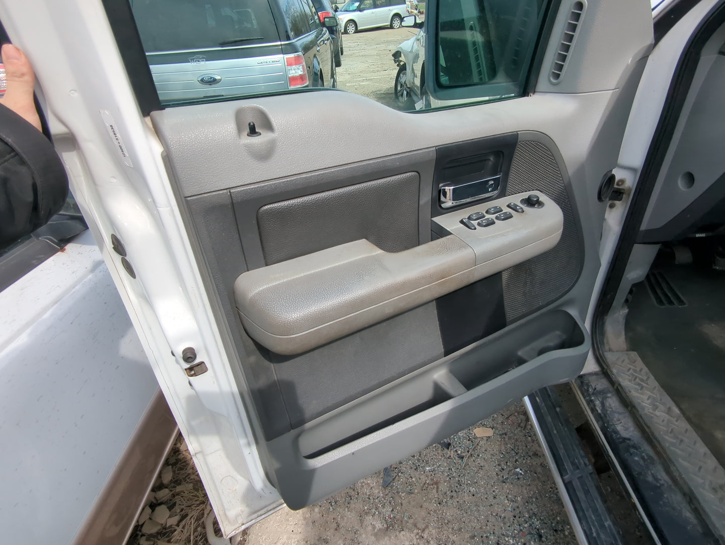 2004 Ford Ford F150 Pickup Front Left Driver Interior Door Panel Trim - Oemusedautoparts1.com