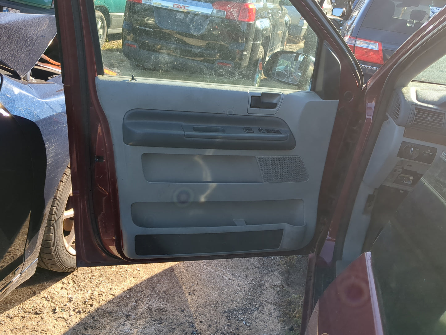 2004 Ford Freestar Front Left Driver Interior Door Panel Trim - Oemusedautoparts1.com