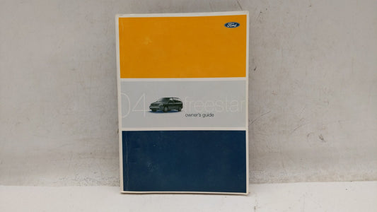 2004 Ford Freestyle Owners Manual Book Guide OEM Used Auto Parts - Oemusedautoparts1.com