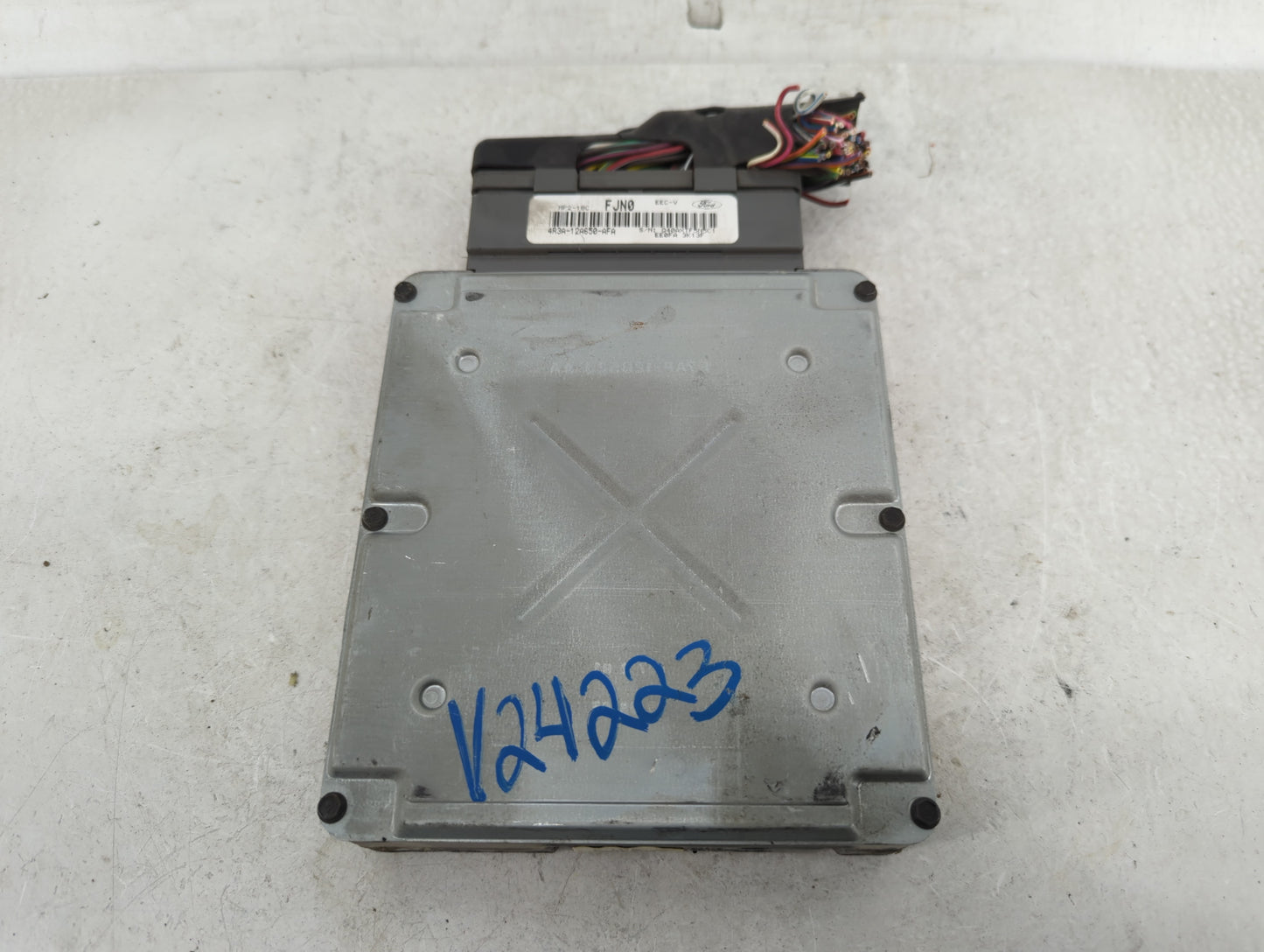 2004 Ford Mustang PCM Engine Control Computer ECU ECM PCU OEM P/N:4R3A-12A650-AFA Fits OEM Used Auto Parts - Oemusedautopart