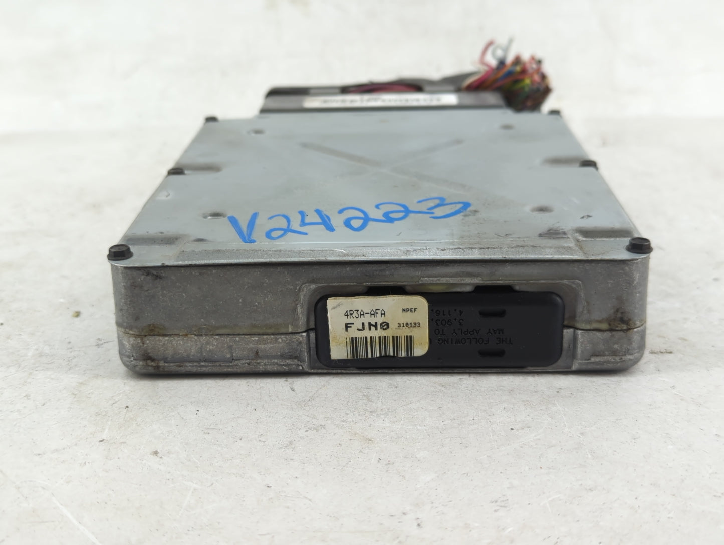 2004 Ford Mustang PCM Engine Control Computer ECU ECM PCU OEM P/N:4R3A-12A650-AFA Fits OEM Used Auto Parts - Oemusedautopart